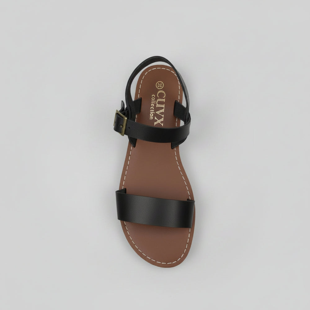 Flat Leather Sandals