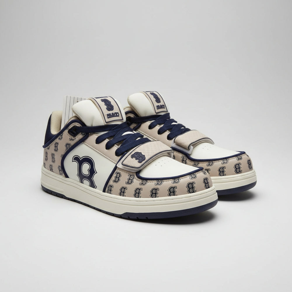 Monogram-Print Low-Top Sneaker