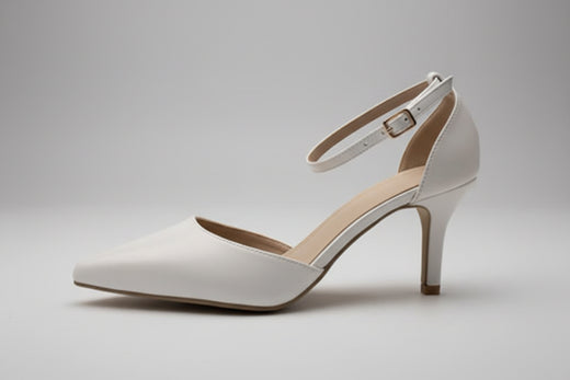 Ankle-Wrap Pointed Pump