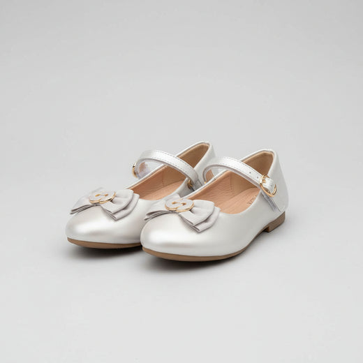 Bow-Detail Mary Jane Flat