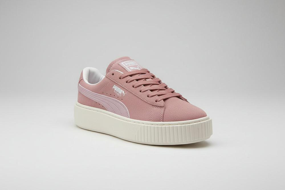 Suede-Look Platform Sneaker