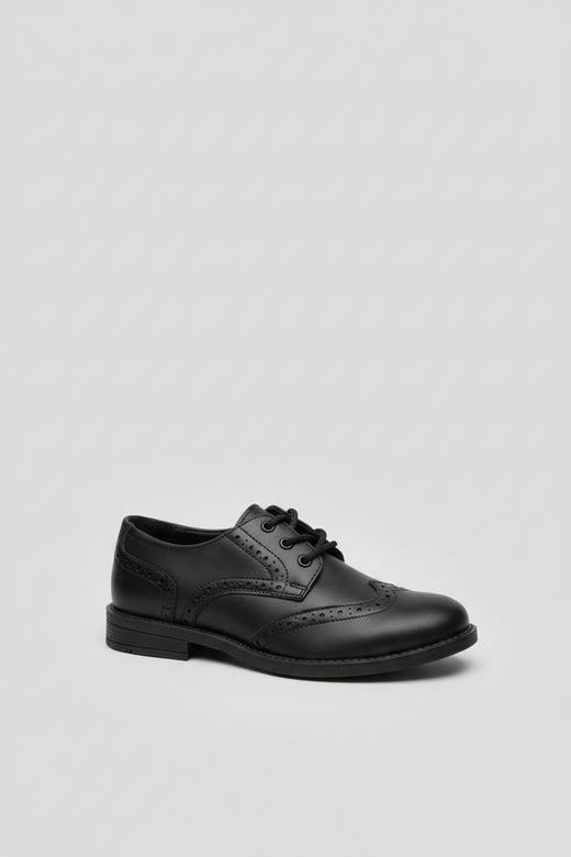 Brogue-Detail Lace-Up Shoe