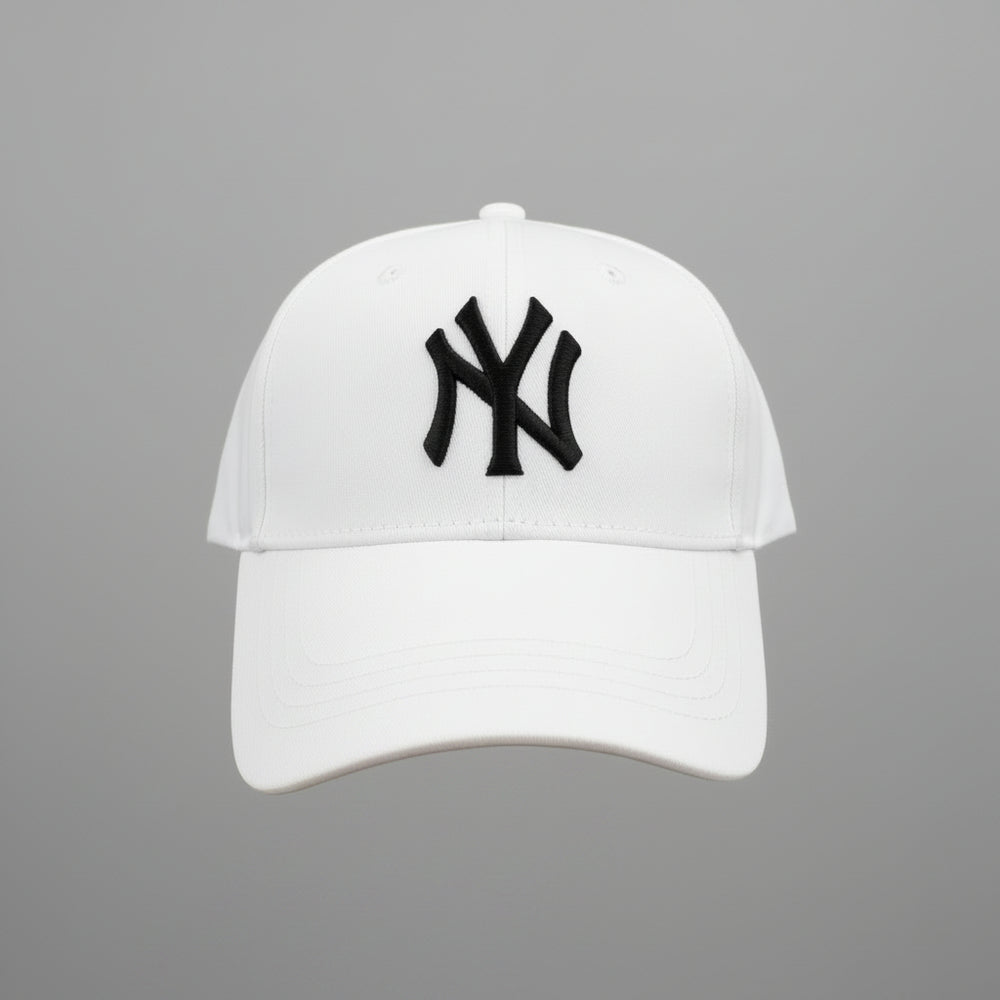 Embroidered Curved-Brim Cap